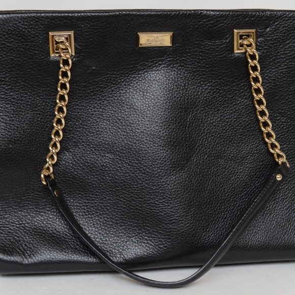 kate spade Handbags - Kate Spade New York  Black Leather HANDBAG